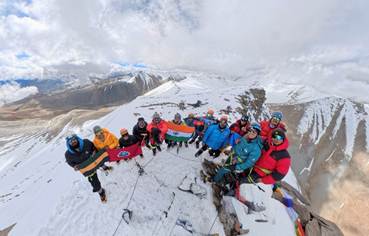 JIM and WS Team Summited Mt Khyam Tso Massif in Ladakh Region